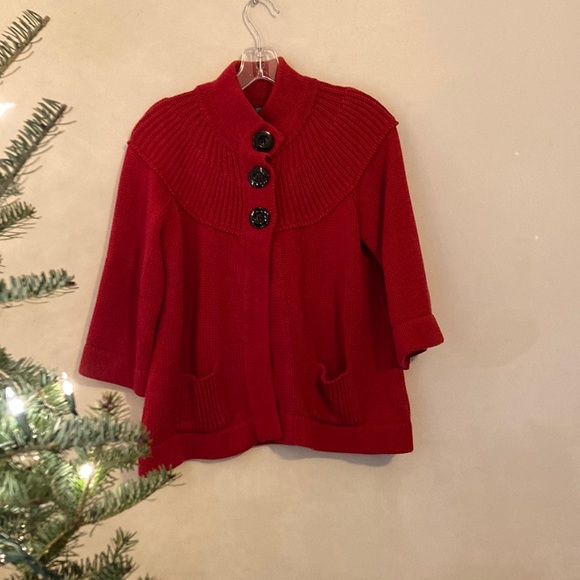 Kenneth Kole Reaction Red Sweater - Picture 1 of 4